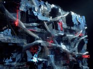 Abstract conceptual image of a wall representing digital friction